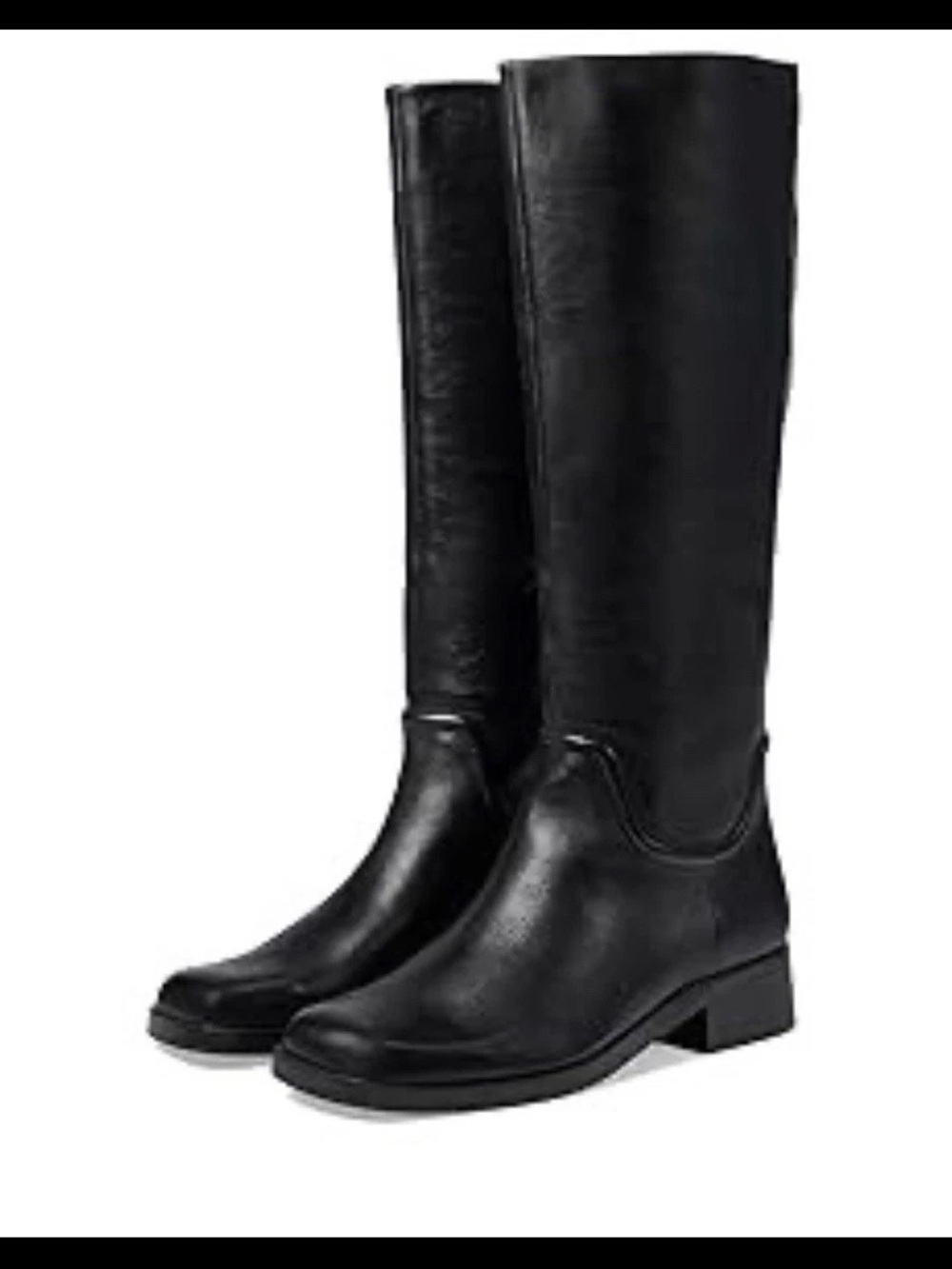 New Vince Dani Leather Classic Women's Black Knee Riding Boots Size 7